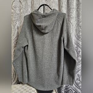 Thicker/Warm Russell Athletic Men's Gray Hooded Sweatshirt